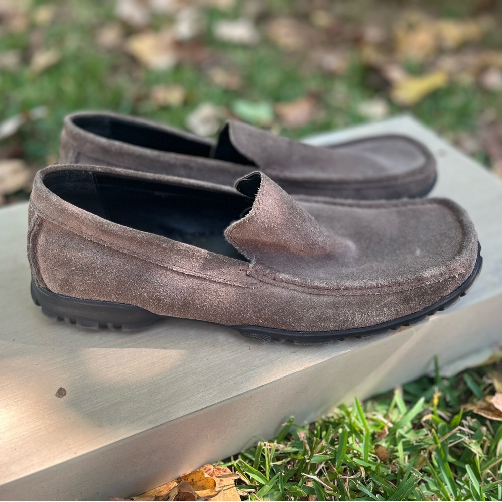 Kenneth Cole Reaction Men's Brown Suede Loafers. 10